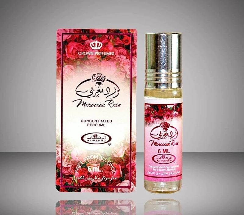 Moroccan Rose - 6ml (.2 oz) Perfume Oil Roll-On by Al-Rehab Aroma Floral