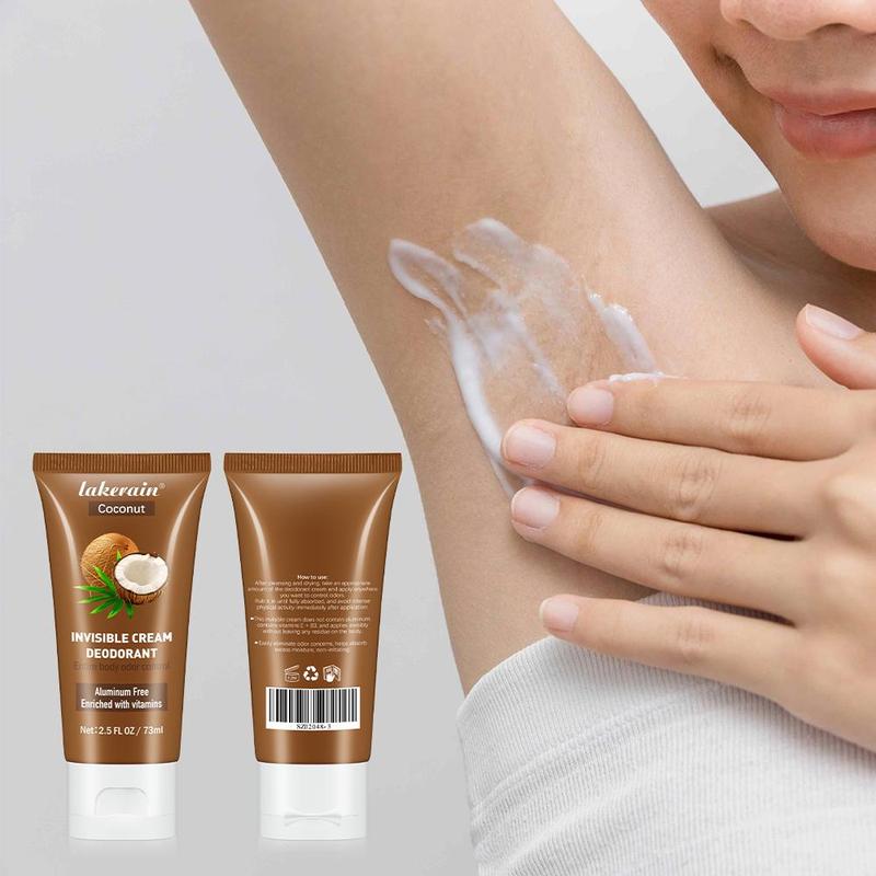 Invisible Fruit Flavor Body Deodorant Cream, Long-lasting Fragrance Underarm Deodorant, Scented Body Deodorant for Women & Men