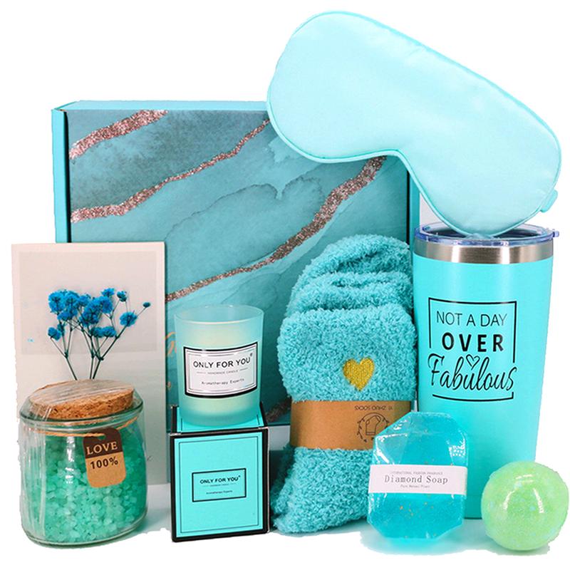 Birthday Gifts for Women, Relaxing Spa Gift Basket Set, Unique Gift Ideas for Women, Birthday Gifts for Mom Sister Best Friend Wife, Coworker Teacher Nurse Gifts for Women