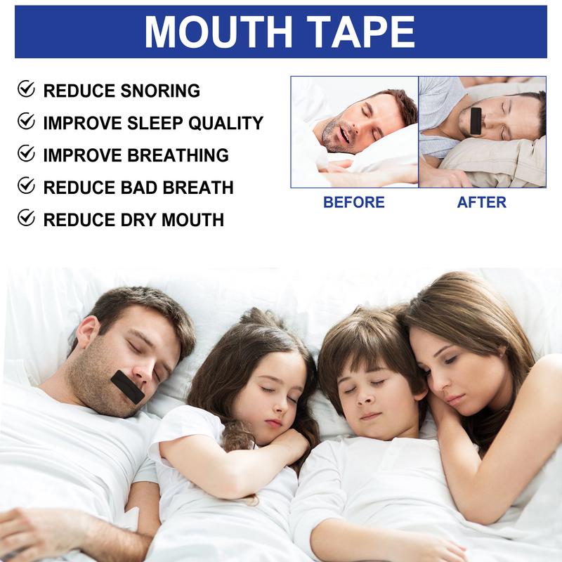 Sleep Mouth Tape, 30pcs set AntiSnoring Mouth Sticker, Sleep Stickefor Daily Use, Comfort Sleep Patch,Anti-snoring Mouth Tape for  MouthBreathing, Gift For Unisex Christmas