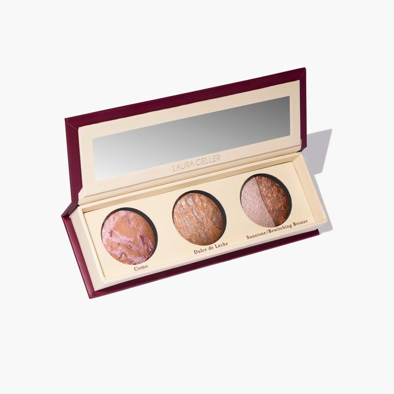 Geller's Greatest Everyday Heroes Baked Face & Eye Trio (Blush, Highlighter, Eyeshadow)