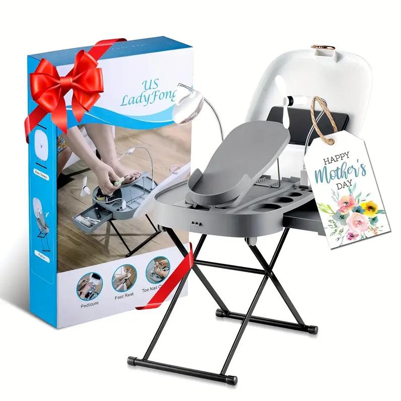 Pedicure Stool The Pedicure Tools For Easy At Home Pedicures Adjustable Pedicure Foot Rest, Gifts For Women