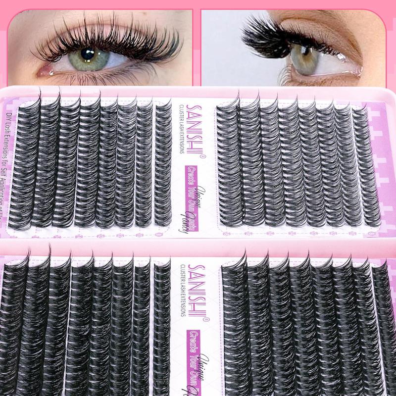 Eyelash Extensions Kit, 1 Set Including False Eyelashes & Eyelash Glue & Eyelash Remover & Tweezers, Professional Eye Makeup Accessories