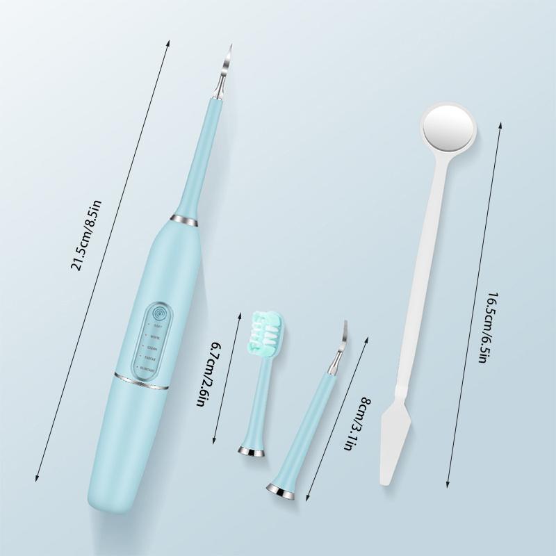 USB Rechargeable Electric Toothbrush Set, 1 Box Water Flosser & Toothbrush Head & Mouth Mirror, Oral Care Tool for Home & Travel