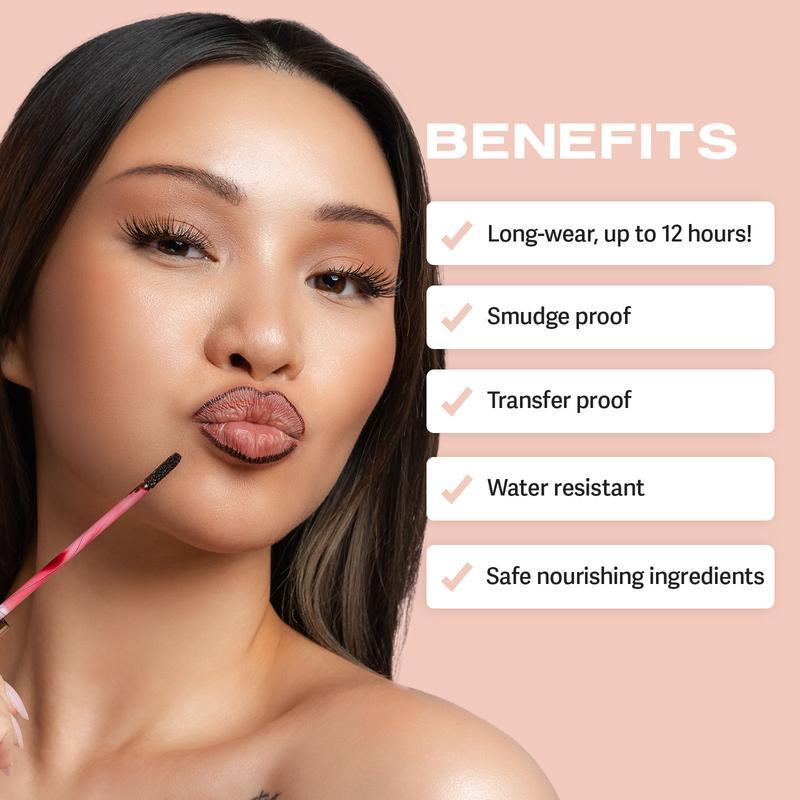 Hot Sale !!!! Black Friday 2024 51% - Sacheu LIP LINER STAY-N - Peel-Off Lip Liner Stain - Lasts All Day & Night Eyeliner Lipliner [Free ship]. Makeup Hyaluronic