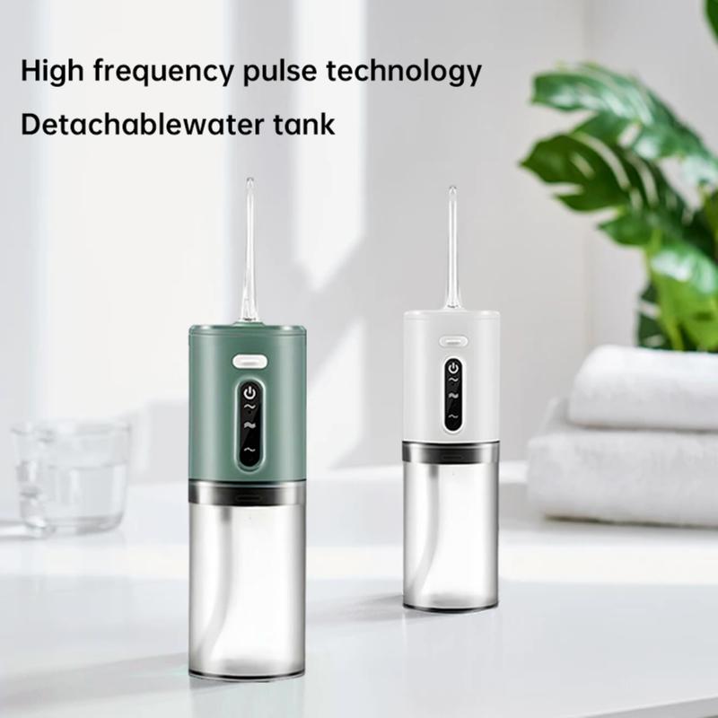 8 - Jet Tip dental oral irrigator. 3 three - frequency pulse teeth cleaners. Rechargeable Portable Rechargeable Portable Daily Cleansing