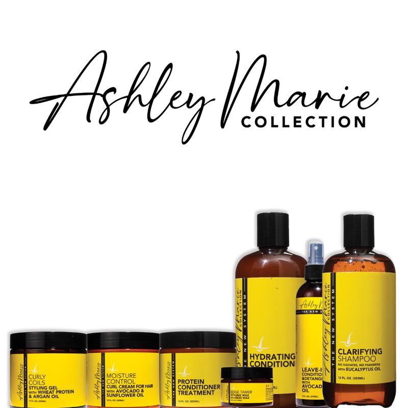 Curly Coil Styling Gel with Wheat Protein and Argan Oil - Ashley Marie Collection - 12 oz. by The Hair Diagram