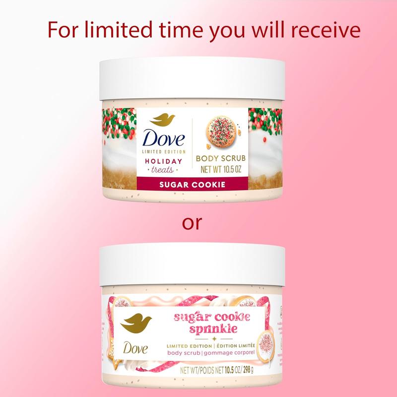 Dove Sugar Cookie Mixed Pack for Deep Nourishment Limited Edition Holiday Treats Hydrates and Replenishes Skin Sulfate Free 3 Count