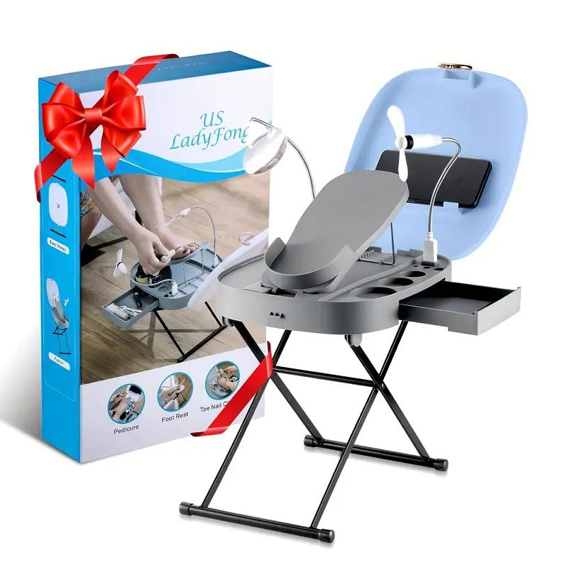 Pedicure Stool The Pedicure Tools For Easy At Home Pedicures Adjustable Pedicure Foot Rest, Gifts For Women