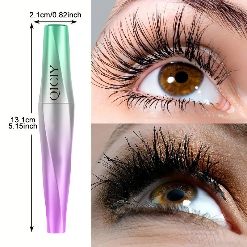 Waterproof Mascara, 1 Count Long Lasting Natural Curl Eyelashes Mascara, Professional Eye Enhancement Makeup Products for Women & Girls