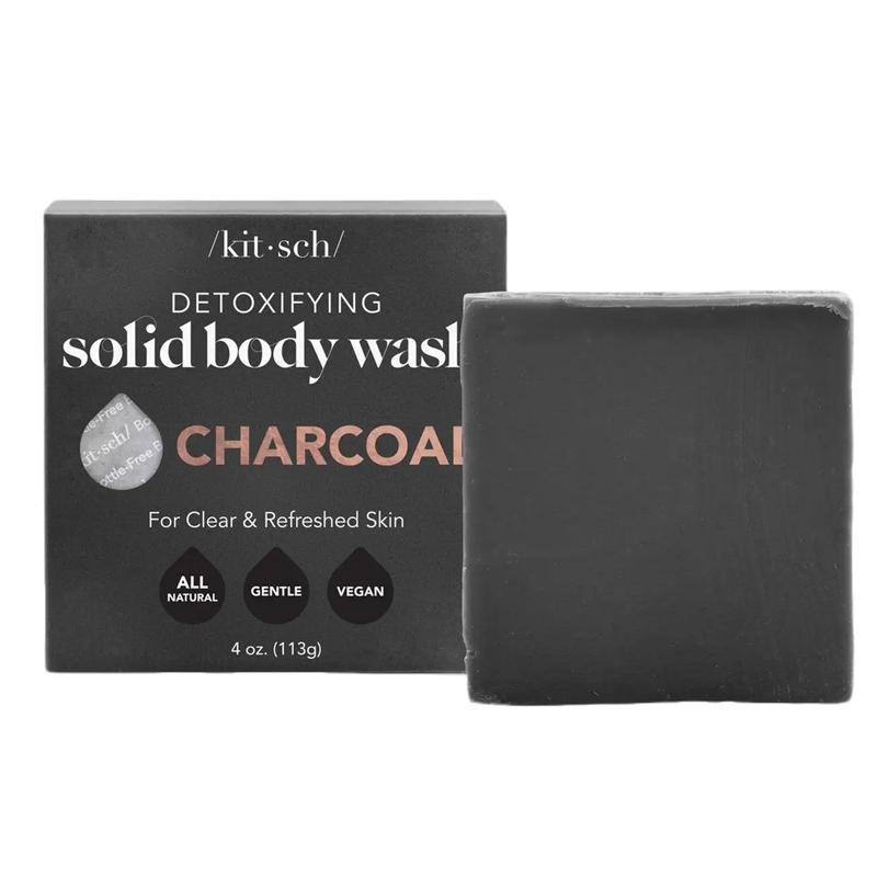 Charcoal Detoxifying Solid Body Wash Bar Body Care Cleansing