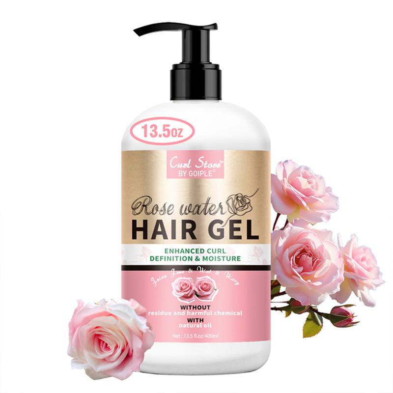 Goiple Hair Cream for Curly Hydrating Hair Curl Defining Cream with Rose Extract for Wavy Hair 13.5 FL OZ  Moisturizer Styling Cream