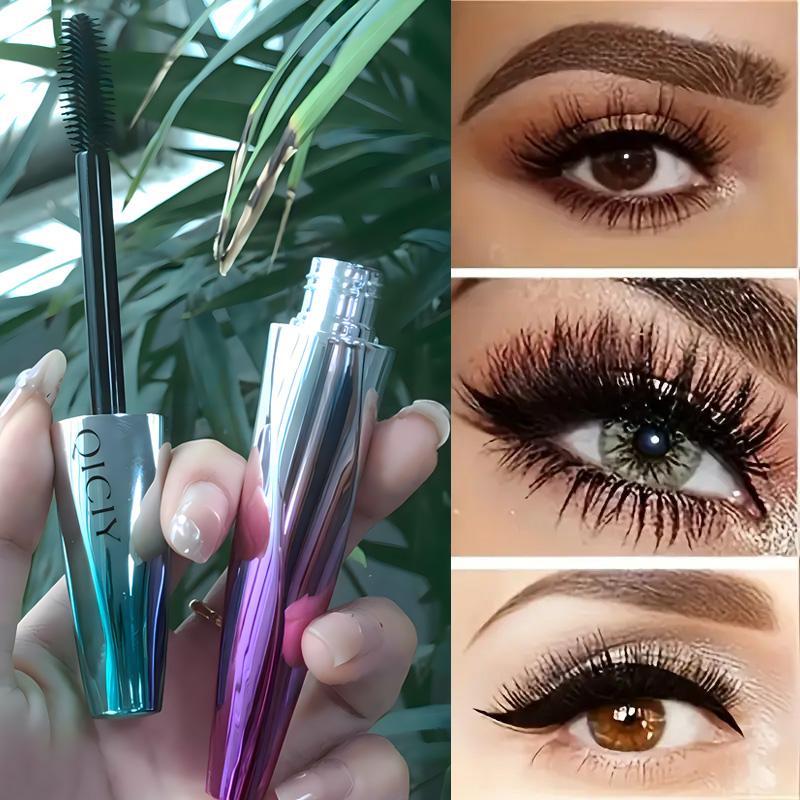 Waterproof Mascara, 1 Count Long Lasting Natural Curl Eyelashes Mascara, Professional Eye Enhancement Makeup Products for Women & Girls