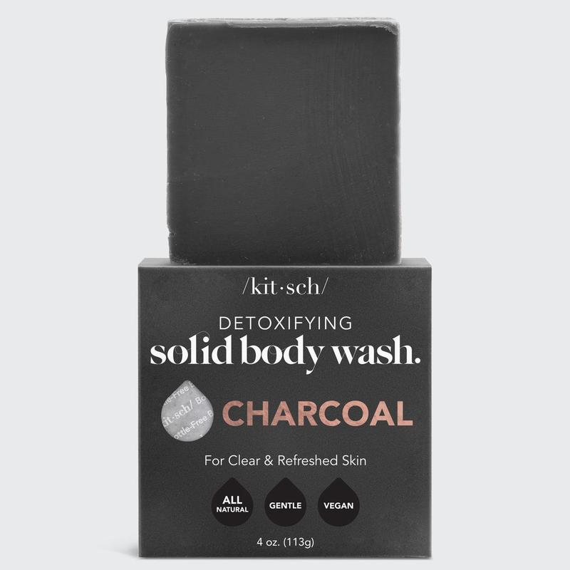 Charcoal Detoxifying Solid Body Wash Bar Body Care Cleansing