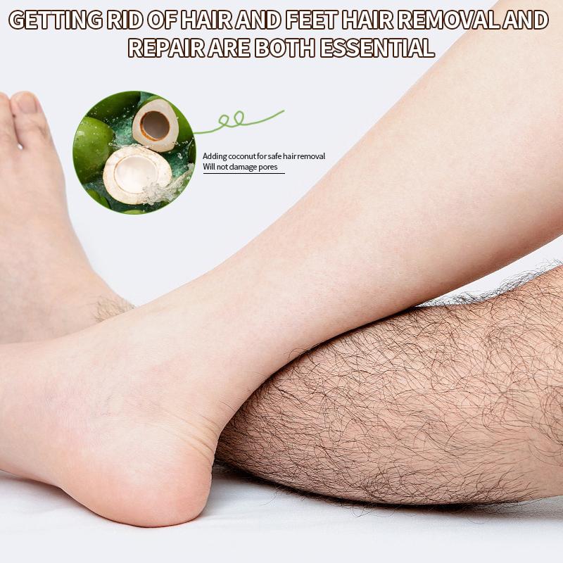 Coconut hair removal cream；Rich in natural coconut oil and vitamin E，Painless and non irritating, effective, suitable for both men and women!!!