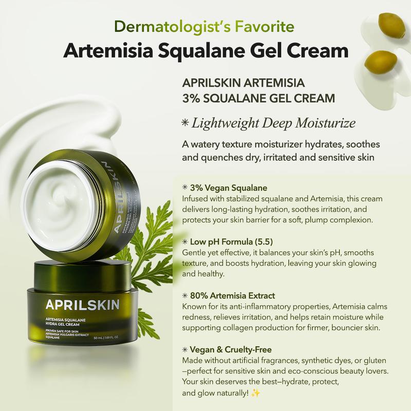 [APRILSKIN Official] Squalane + Beta-Carrotene Skin Rescue Duo  | Glass Glow Comfort Moisturizers | Soothing & Deep Moisturizing Cream  | Korean Skincare