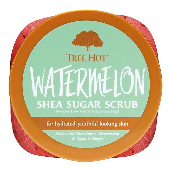 Tree Hut Watermelon Shea Sugar Scrub | Exfoliating Body Scrub Removes Dead, Dry Skin for a Soft & Hydrated Feel | Nourishing Essential Body Care