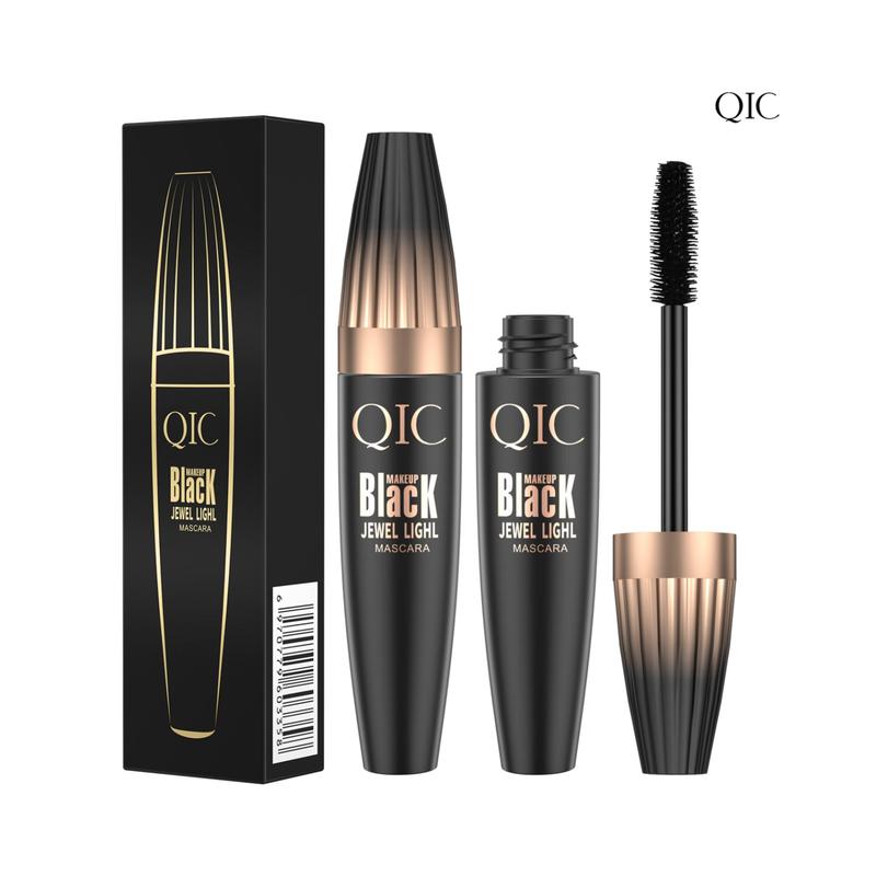 Professional 4D Silk Fiber Mascara, Long Lasting Eyelash Extensions Volume Building Mascara, Eye Lashes Lengthening Styling Defining Multiplying Mascara Stick, Christmas Gift