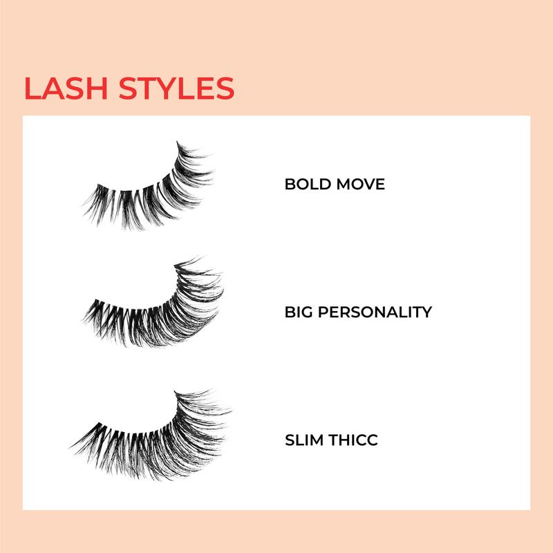 KISS My Lash But Bolder 3D Volume Eyelashes - Big Personality