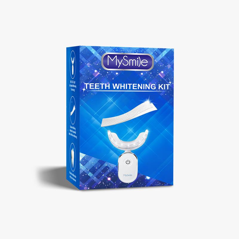 MySmile Teeth Whitening Strip(6% HP) w  28X LED Light (1Pcs Light + 14Sets Strips) Oral Tooth Whitening