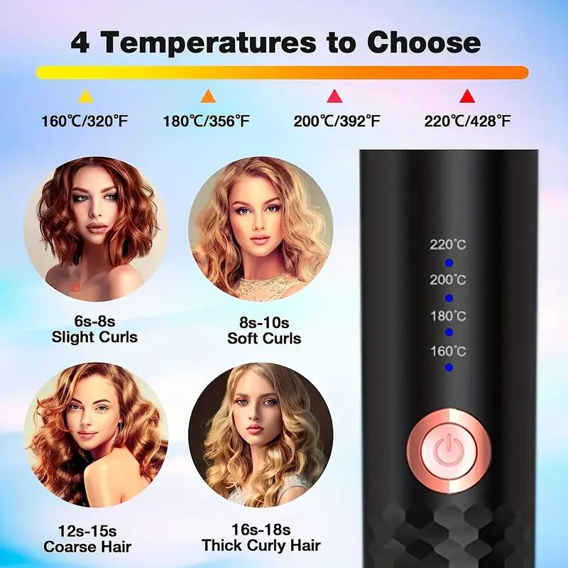 Automatically Hair Curler Automatic Looper Wavy Crimping Curl Tool Wave Roll Ferro Ringlet Loop Roller Electric Curly Waver Iron Plug Comfort