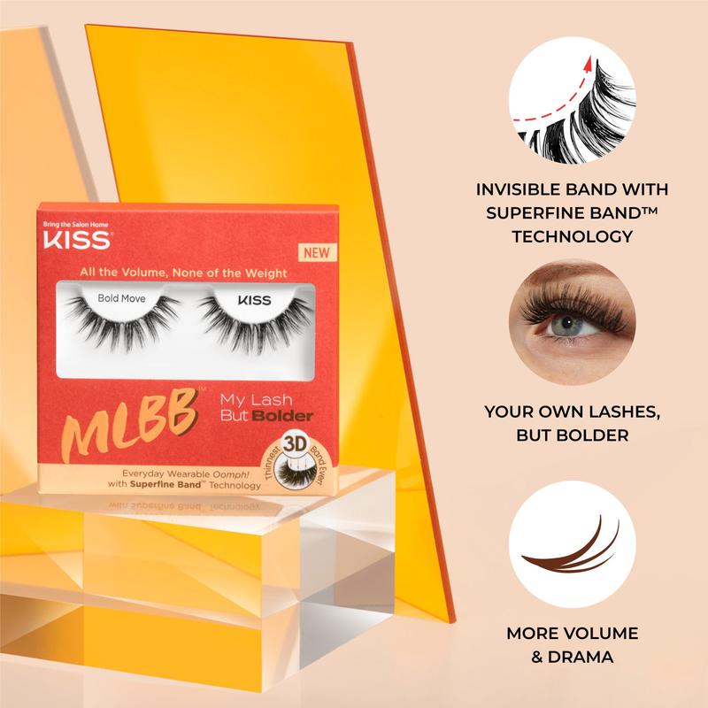 KISS My Lash But Bolder 3D Volume Eyelashes - Big Personality