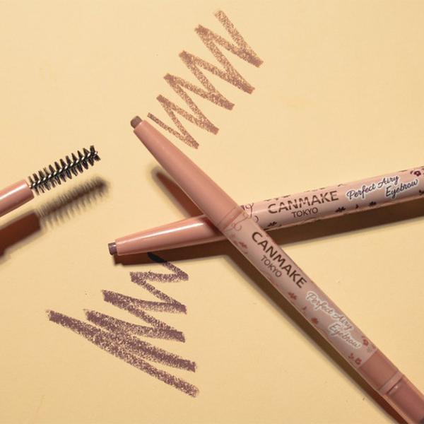 CANMAKE Perfect Airy Eyebrow in 5 color Stays in place even without powder! Makeup