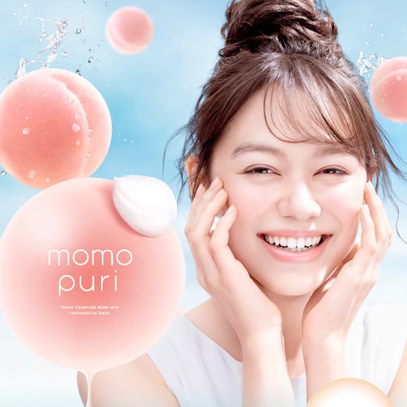 BCL - Momo Puri Moist Cleansing Wash 150ml | CLEANSE WITH JAPANESE PEACH CERAMIDE WATER, MADE IN JAPAN