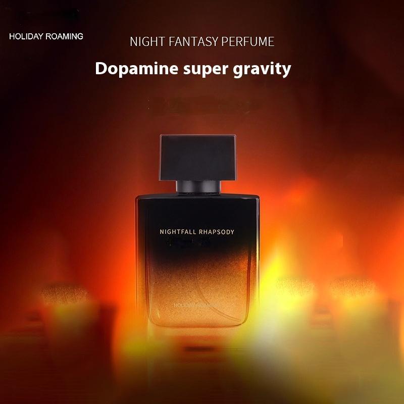 Christmas Night Fantasy Men's Perfume, Long Lasting Wooden Fragrance, High-end Packaging Light Fragrance and Long-lasting, Suitable for Dating and Parties