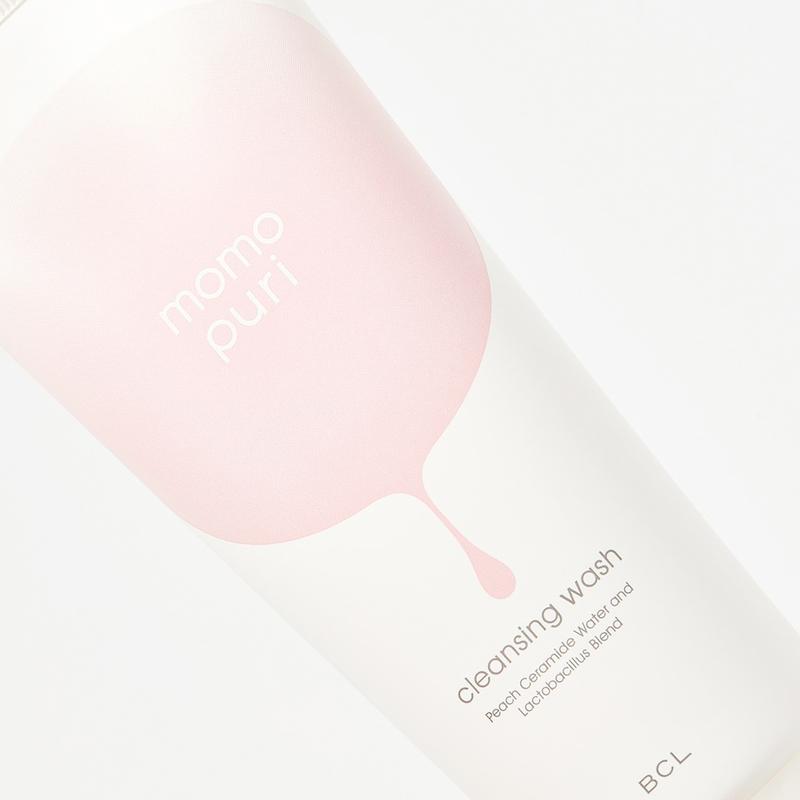 BCL - Momo Puri Moist Cleansing Wash 150ml | CLEANSE WITH JAPANESE PEACH CERAMIDE WATER, MADE IN JAPAN