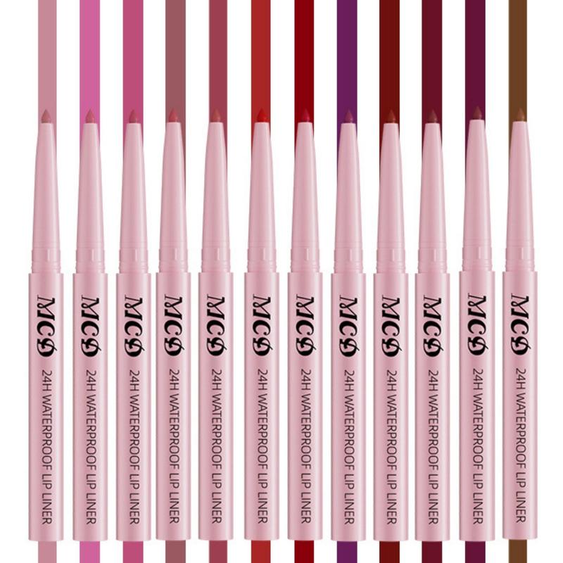 Long Lasting Lip Liner, 1 Count Waterproof Lip Liner Pencil, Easy Coloring Lip Liner Pen, Suitable for All Occasions Lip Makeup, Girls Makeup Accessories, Christmas Gift