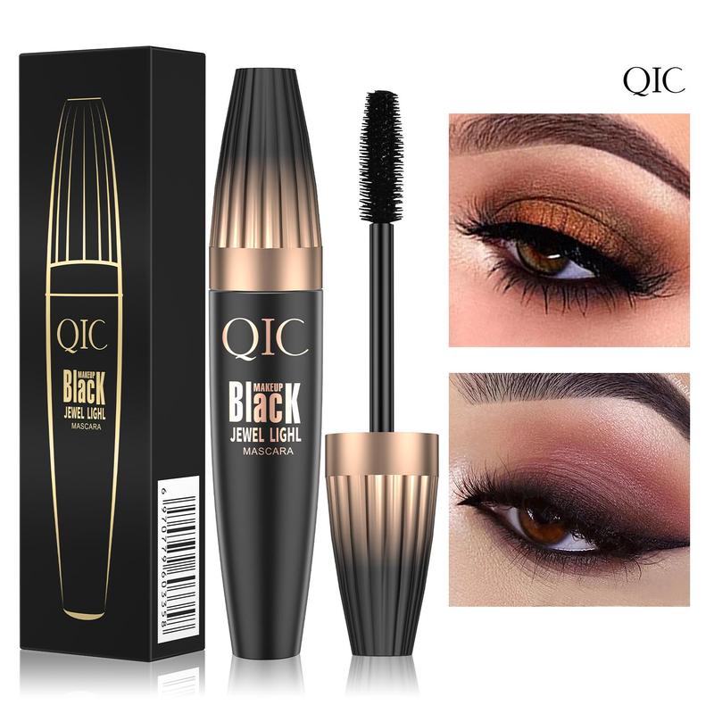 Professional 4D Silk Fiber Mascara, Long Lasting Eyelash Extensions Volume Building Mascara, Eye Lashes Lengthening Styling Defining Multiplying Mascara Stick, Christmas Gift