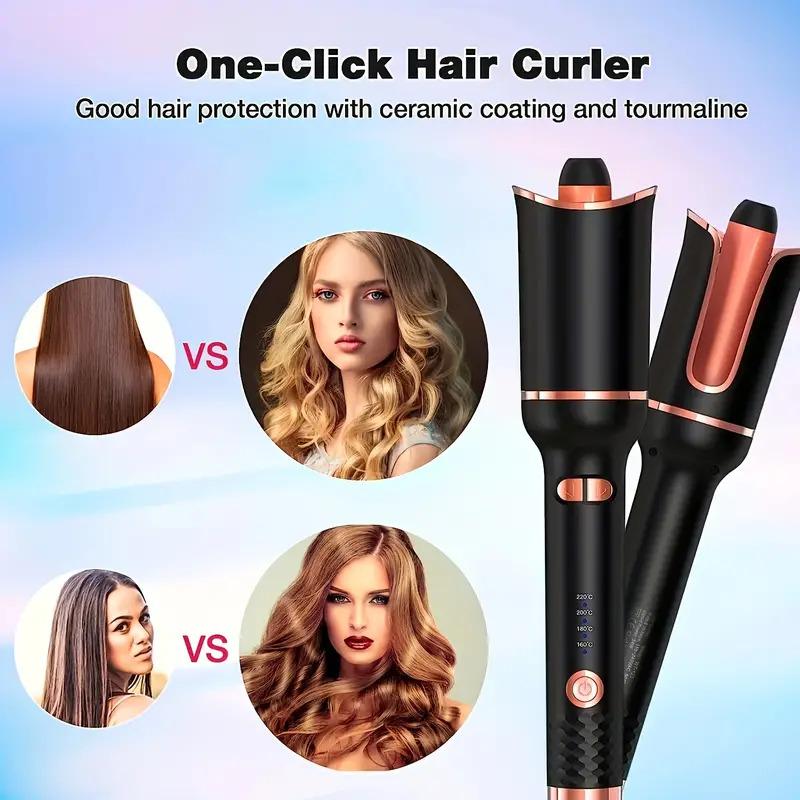 Automatically Hair Curler Automatic Looper Wavy Crimping Curl Tool Wave Roll Ferro Ringlet Loop Roller Electric Curly Waver Iron Plug Comfort