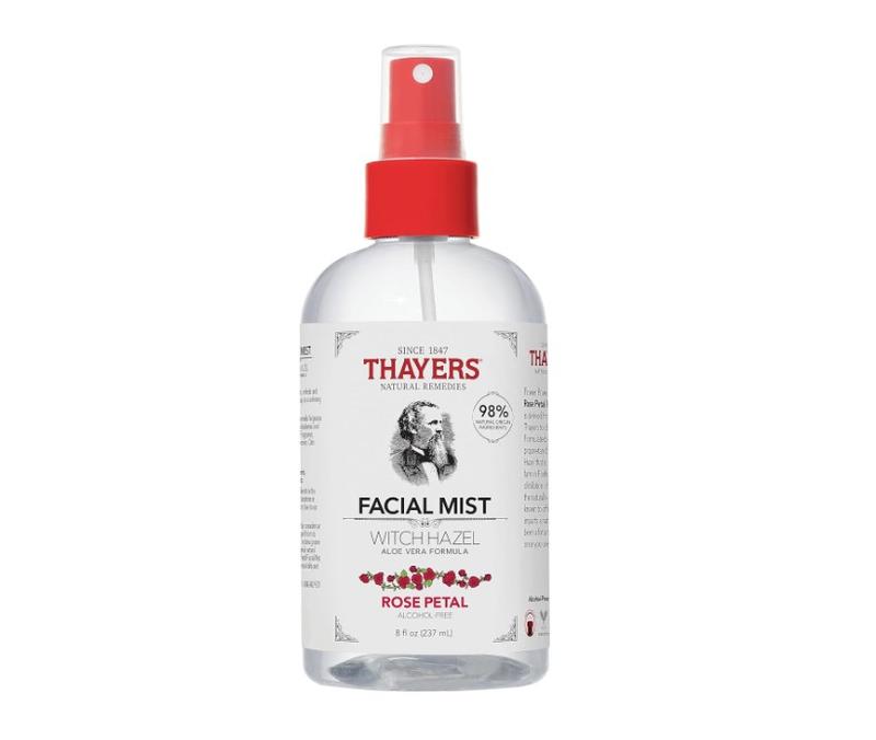 THAYERS Alcohol-Free Witch Hazel Facial Mist Toner with Aloe Vera, Rose Petal, 8 Ounce