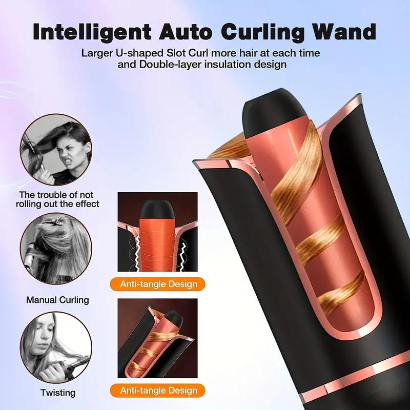 Automatically Hair Curler Automatic Looper Wavy Crimping Curl Tool Wave Roll Ferro Ringlet Loop Roller Electric Curly Waver Iron Plug Comfort