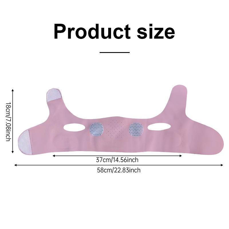 V-shaped Face Lift Band for Double Chin Slimming, Reusable Breathable Comfortable Face Lift Band, Facial Lifting Band, Comfortable Skincare Tool