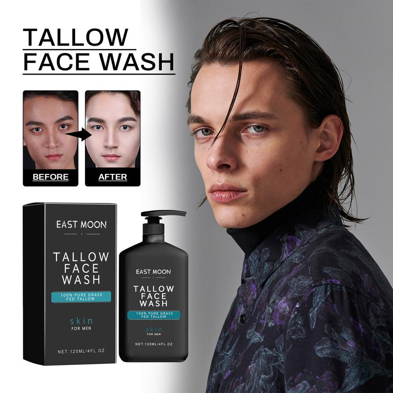 Men's Daily Facial Cleanser Deeply Cleans, Tightens Skin Pores, Moisturizes And Brightens Skincare Face Wash