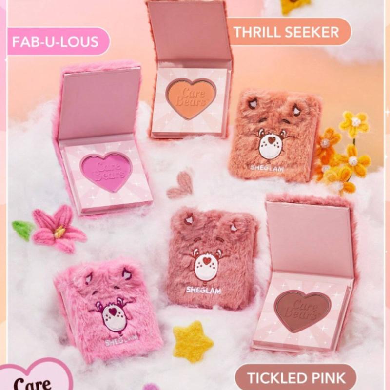 SHEGLAM Care Bears X Blush-Thrill Seeker Powder Blush Palette - Cosmetic, Eyeshadow