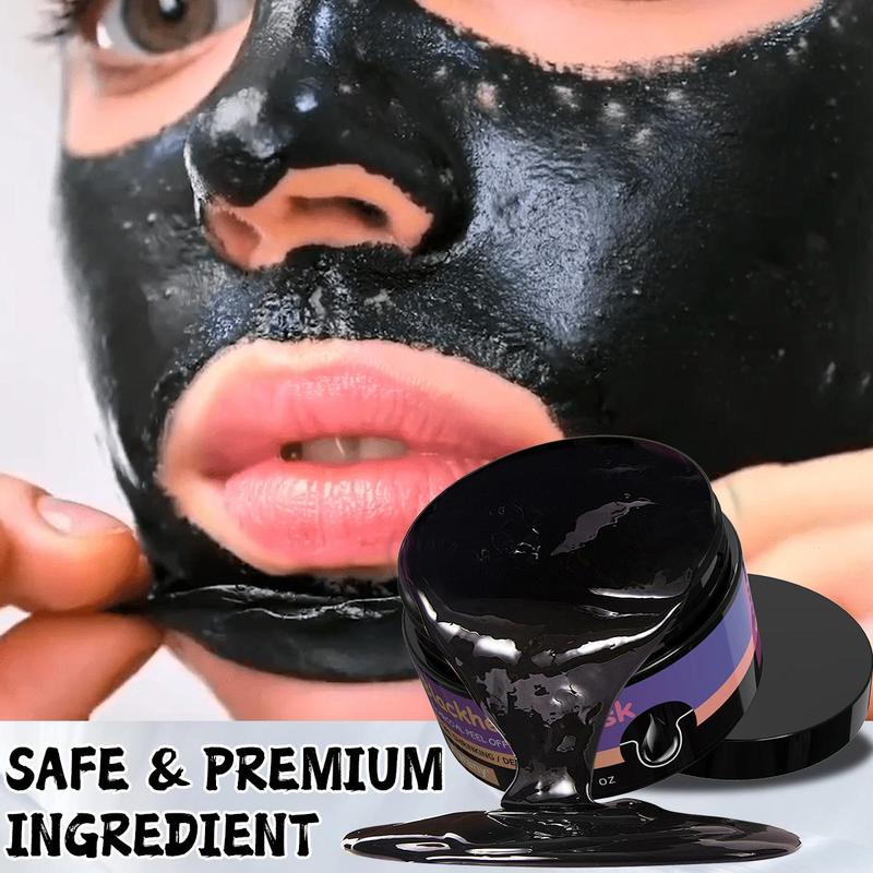 Charcoal Peel Off Blackhead Mask, Deep Cleansing Mask, Oil Control Facial Mask, Gentle Exfoliating Mask, Facial Skin Care Product for All Skin Types