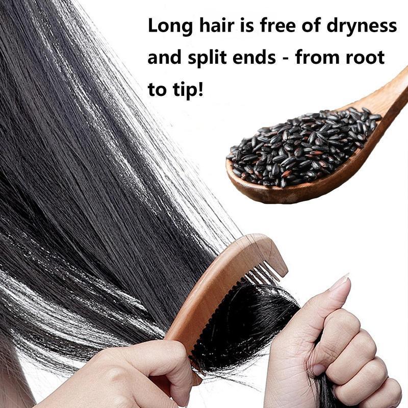 Organic Black Rice Water Spray, Hair Care Product for Improves Hair Quality, Black Rice Extract Hair Care Spray for Women & Men