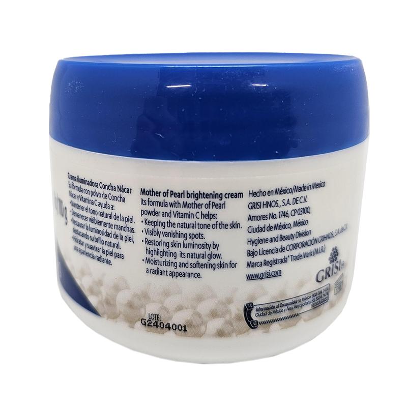 Grisi Mouisterizer Face Cream Concha Nacar 3.8 Oz  Pack 3