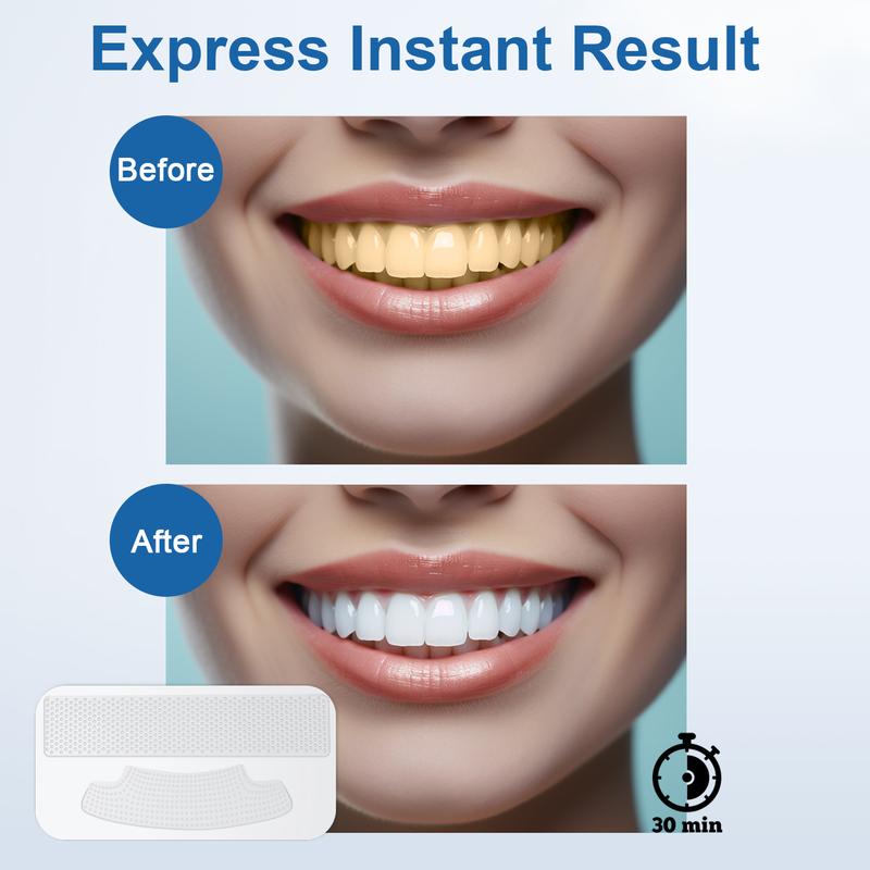 MySmile Teeth Whitening Strip(6% HP) w  28X LED Light (1Pcs Light + 14Sets Strips) Oral Tooth Whitening