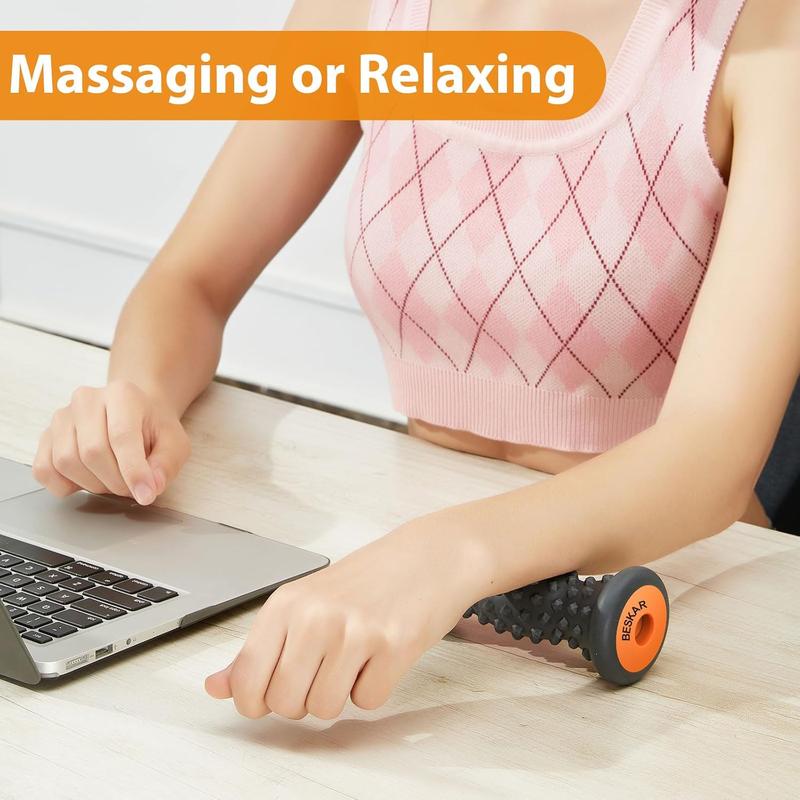 Foot Massager Roller for Plantar Fasciitis, Portable, Deep Tissue Muscle Massage, Foot Arch and Heel, Reflexology Tool