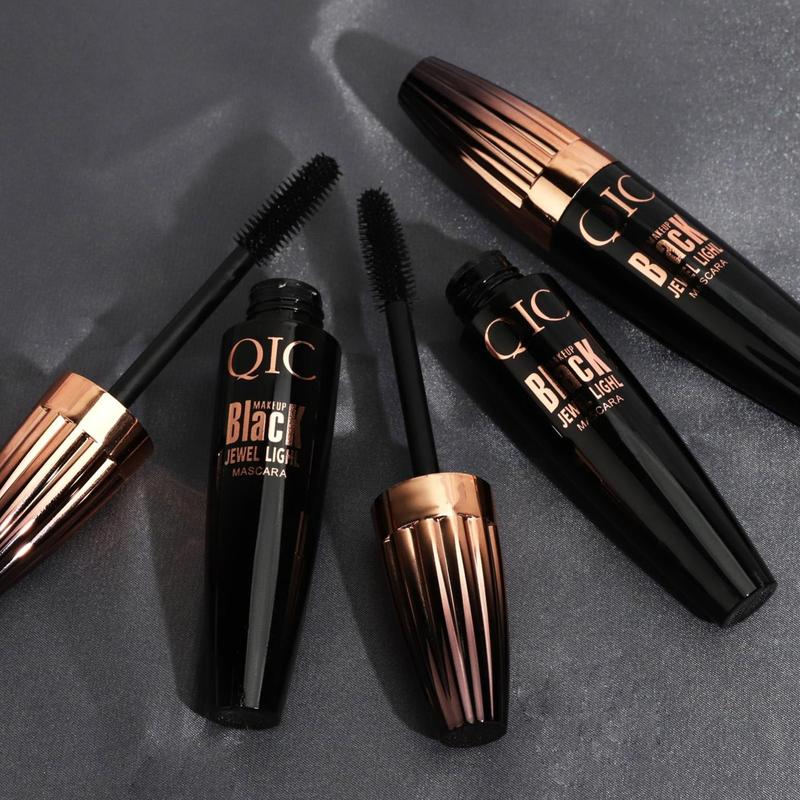 Professional 4D Silk Fiber Mascara, Long Lasting Eyelash Extensions Volume Building Mascara, Eye Lashes Lengthening Styling Defining Multiplying Mascara Stick, Christmas Gift