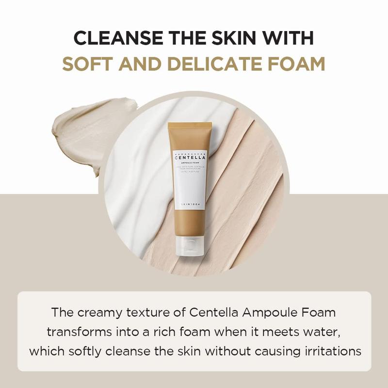 SKIN1004 Madagascar Centella Ampoule Foam 4.22 fl.oz, 125ml Cleanser Cleansing Facial Gentle Skincare Deep Cleansing Facial Cleanser Nourishing