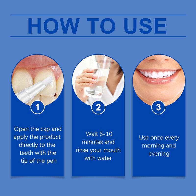 Teeth whitening pen, stain removal, teeth cleaning, fresh breath, teeth whitening and brightening, teeth oral care