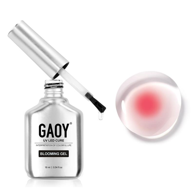 GAOY Nail Blooming Gel, 16ml Clear Blooming Gel Nail Polish, Spreading Effects Soak Off UV Gel for Nail Art DIY