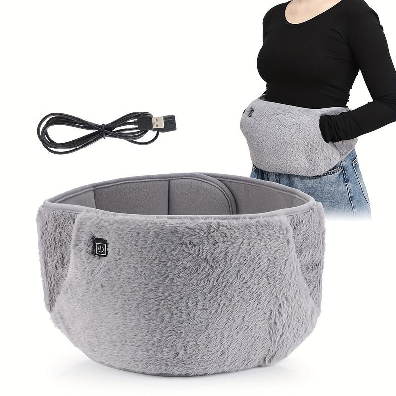 Electric Heating Waist Belt With USB Plug, Intelligent Temperature Control, Hand Warmth, Baby Warmth, Stomach Warmth, Palace Protection Belt, Excluding Power Bank