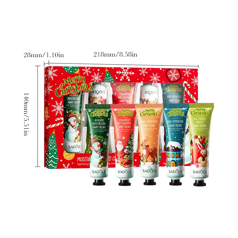 Hand Lotion Gift Set, Hand Cream for Women, Pack of 5, Holiday Gift for Christmas