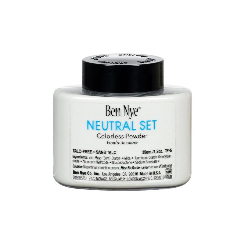 Ben Nye Neutral Set Colorless Face Powder - A Colorless Setting Powder - Join the Powder Revolution